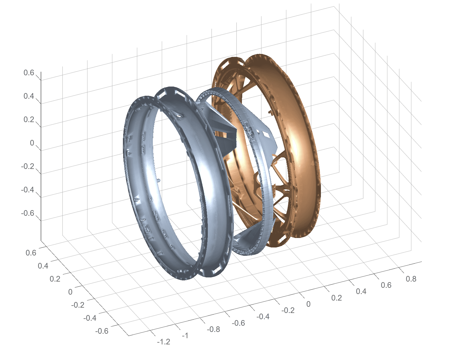 Collision-frame visualization of the IBDM contact-point detection tool